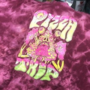 Pizza Trip by 3rd Eye Visions on Reverse Dyed 1 of 1 T-shirt